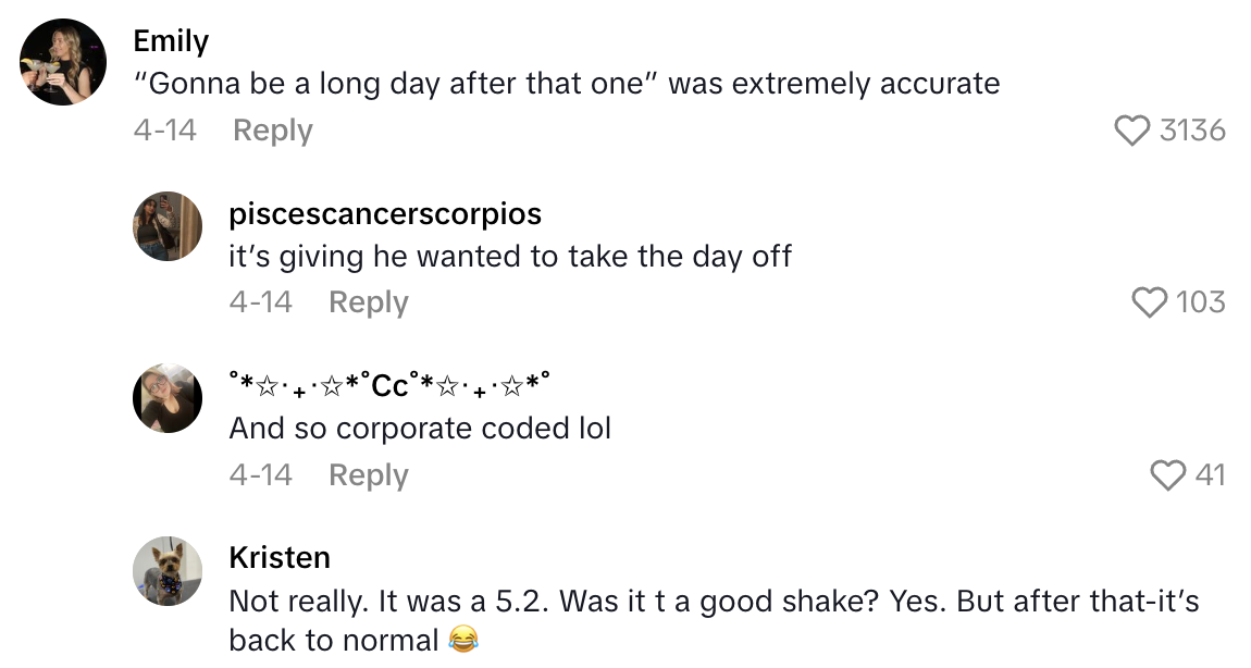 Screenshot 2025 07 02 at 8.58.00 AM Employee Was On A Zoom Call When An Earthquake Hit San Diego.   Hold on, its a good one.
